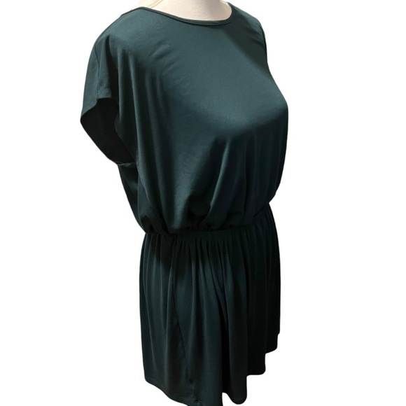 Susana Monaco Tulip Open Back Elastic Waist Nylon and Spandex Dress in Green XS - Picture 5 of 14